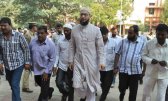 Following his appearance, the court remanded him to judicial remand for 14-days. His lawyers also filed a bail petition and since the hearing was posted to Tuesday, the MIM president was shifted to Sangareddy prison.
